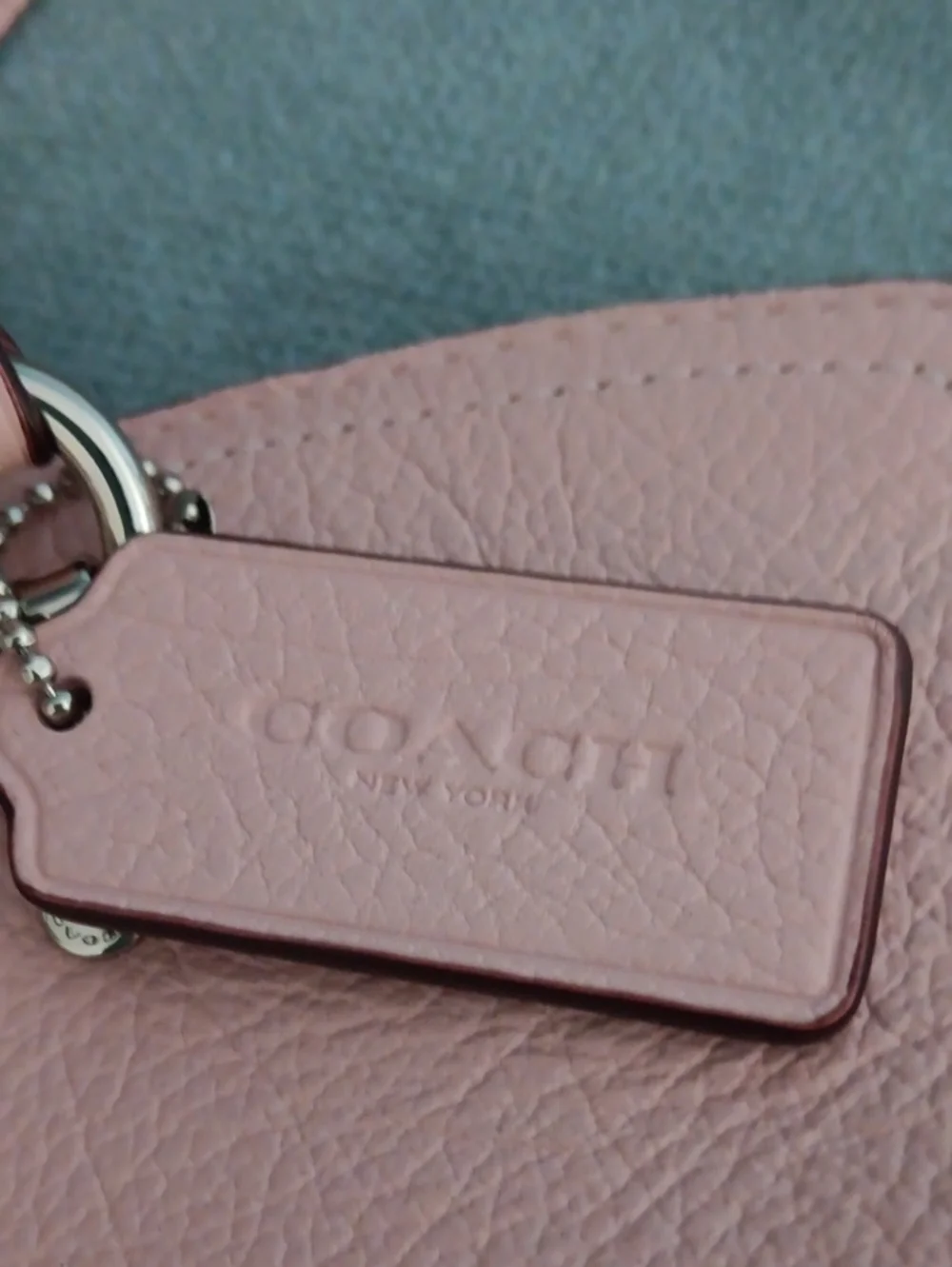 COACH GRAIN LEATHER Pink DREW SATCHEL 1 Owner Like New.